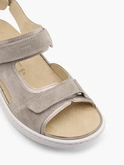 Leder Komfort Keilsandalette