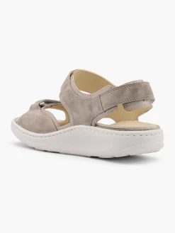 Leder Komfort Keilsandalette