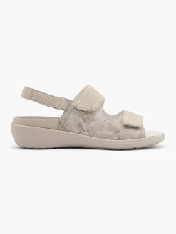 Leder Komfort Keilsandalette