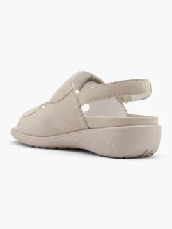 Leder Komfort Keilsandalette