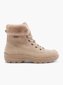 Leder Komfort Schnürboots