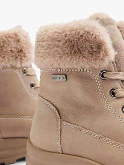 Leder Komfort Schnürboots