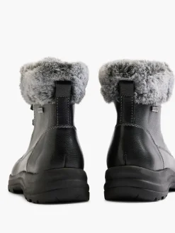 Leder Komfort Schnürboots
