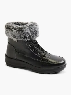 Leder Komfort Schnürboots
