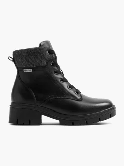 Leder Komfort Schnürboots