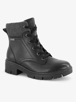 Leder Komfort Schnürboots
