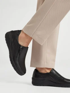 Leder Komfort Slipper