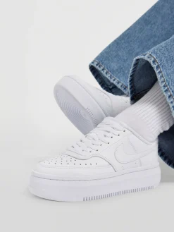 Leder Platform Sneaker W COURT VISION ALTA LTR