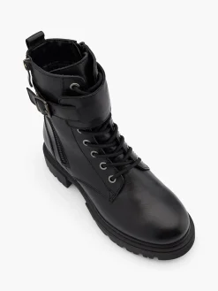 Leder Schnürboots