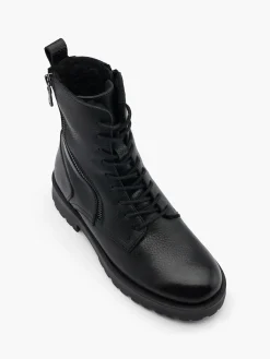 Leder Schnürboots
