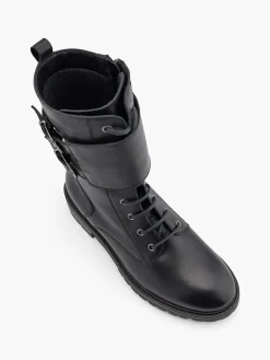 Leder Schnürstiefel