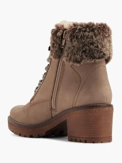 Leder Schnürstiefelette