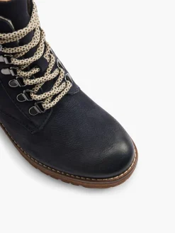 Leder Schnürstiefelette