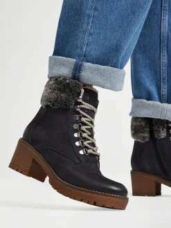 Leder Schnürstiefelette