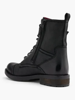 Leder Schnürstiefelette