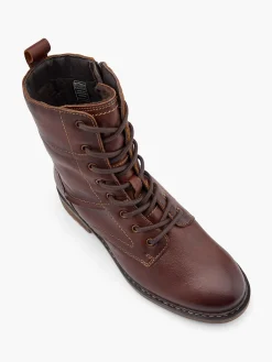 Leder Schnürstiefelette