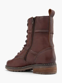 Leder Schnürstiefelette