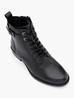 Leder Schnürstiefelette