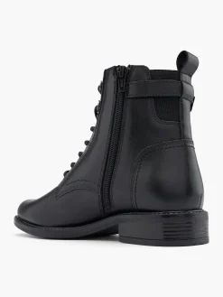 Leder Schnürstiefelette