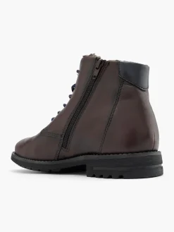 Leder Schnürstiefelette