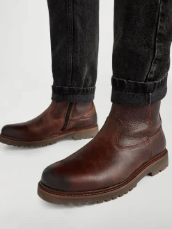 Leder Stiefelette