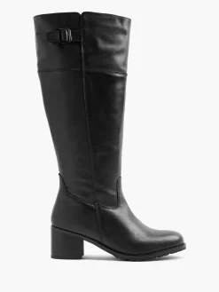 Leder Weitschaftstiefel