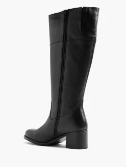 Leder Weitschaftstiefel