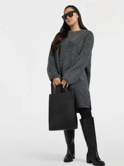 Leder Weitschaftstiefel