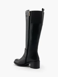 Leder Weitschaftstiefel