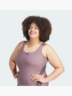 3-Streifen Badeanzug – Große Größen