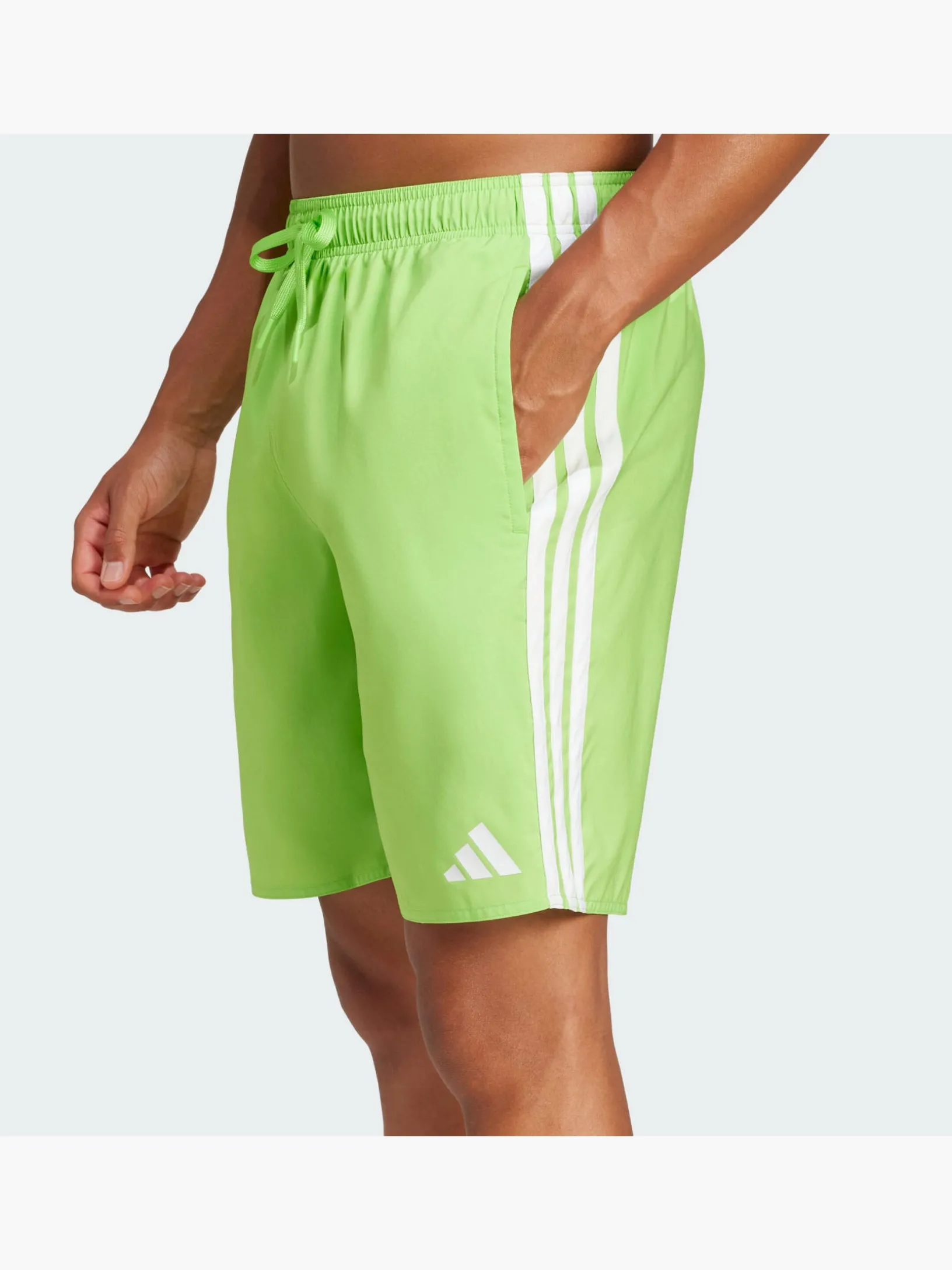 3-Streifen 8-Inch Badeshorts