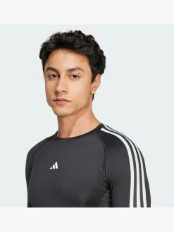 TECHFIT Compression Training 3-Streifen Longsleeve