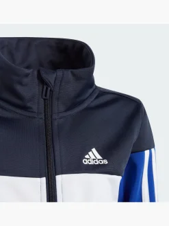 Tiberio 3-Streifen Colorblock Shiny Kids Trainingsanzug