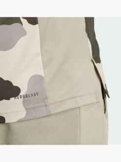 Train Essentials Camo Allover Print T-Shirt