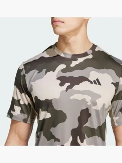 Train Essentials Camo Allover Print T-Shirt