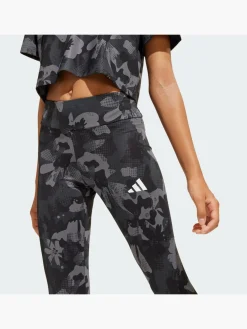 Train Essentials Flower Print Kids Leggings