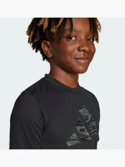 Training Essentials Camo-Print Kids T-Shirt