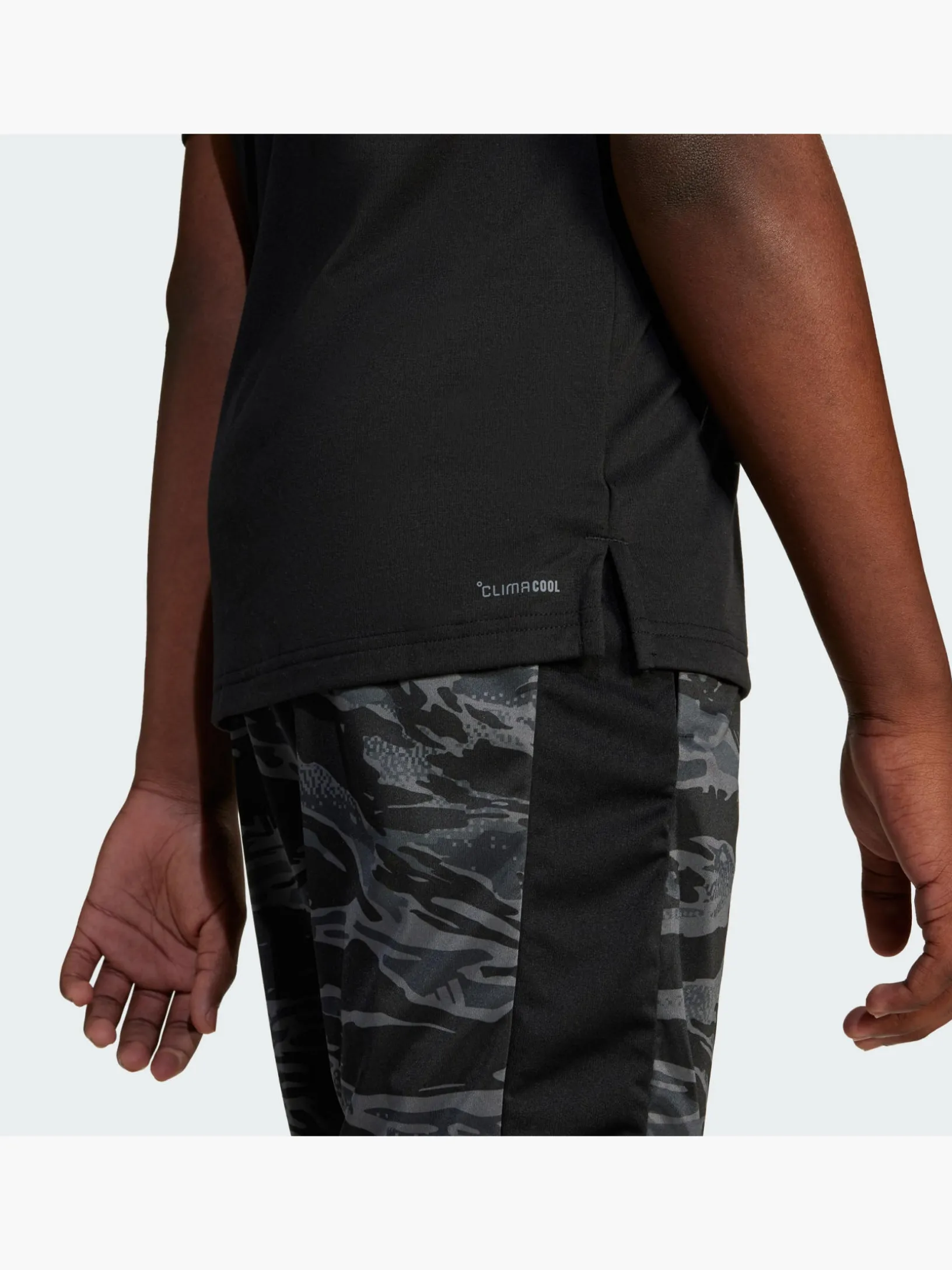 Training Essentials Camo-Print Kids T-Shirt