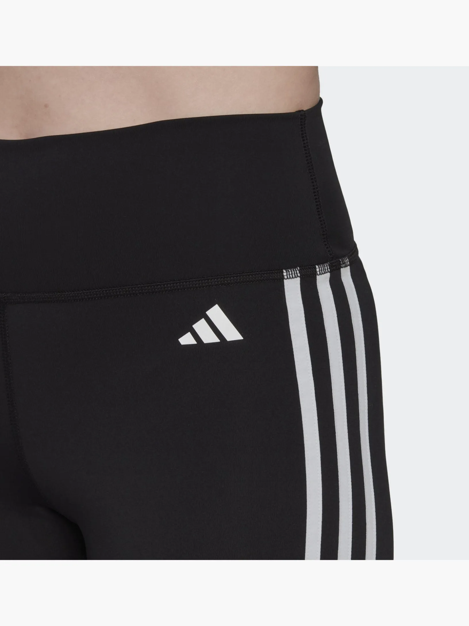 Training Essentials 3-Streifen High-Waisted kurze Leggings